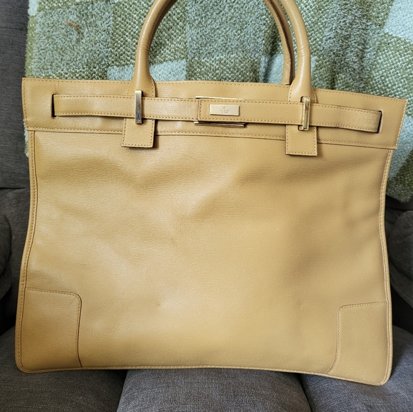 Gucci slim tote belted  handbag vintage. - Picture 14 of 14